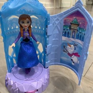 Frozen Themed Playset with Doll - Blue and Purple
